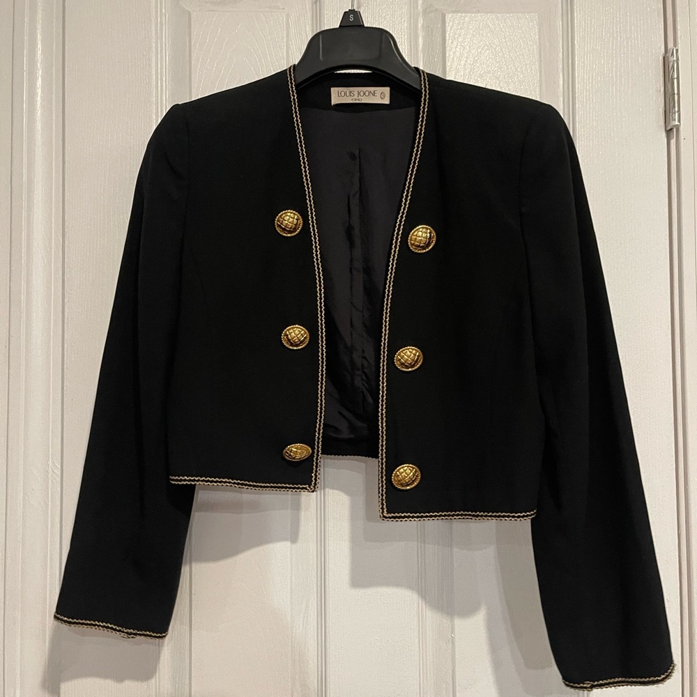 Crop blazer/ coat  in vintage style